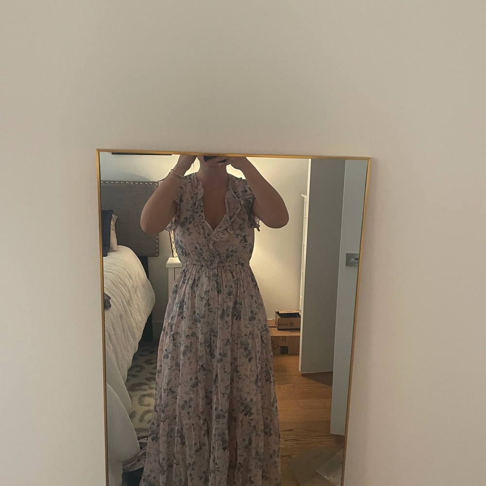 BRAND NEW MAJE MAXI FLORAL DRESS
